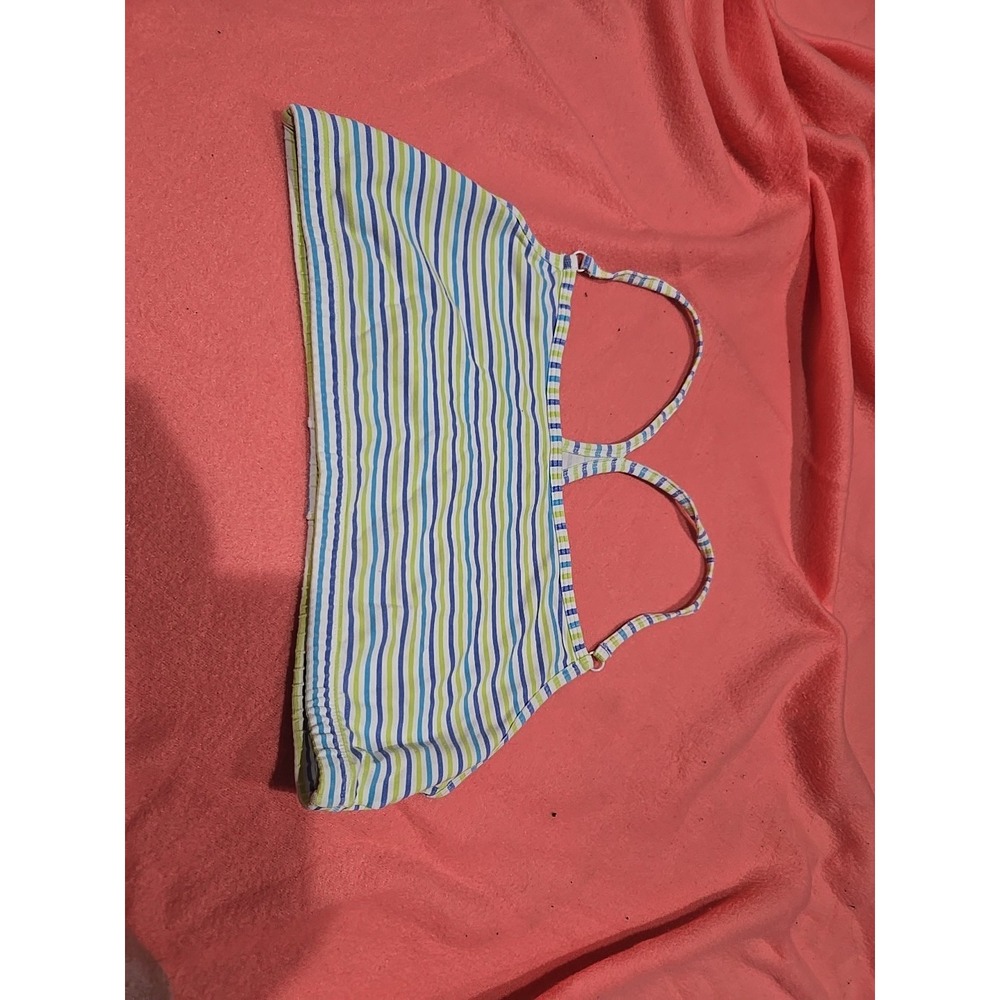 Striped Multicolor Sports Bra Size medium‎